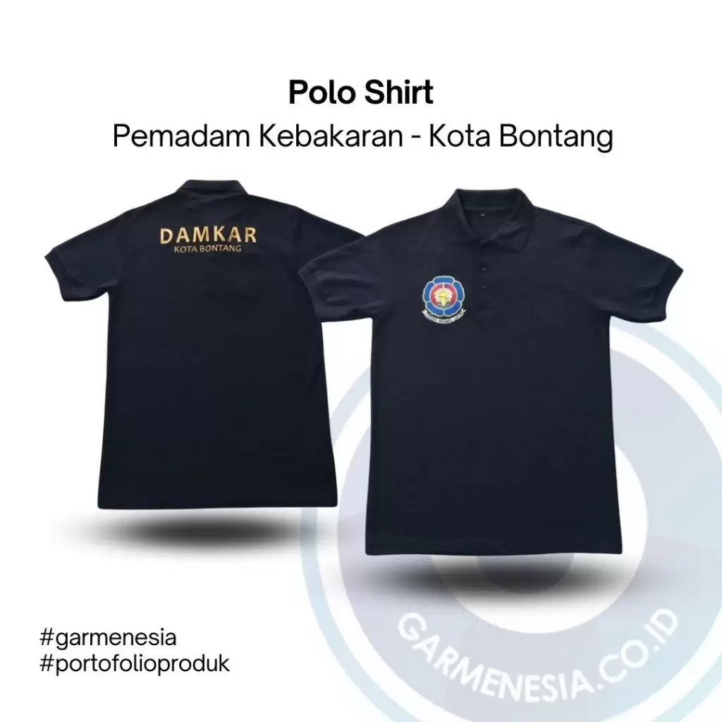 Polo Shirt Damkar Kota Bontang